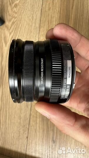 Объектив Fujifilm XF 16mm f/2.8R WR Black. Новый