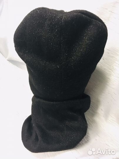 Комплект шапка и снуд на шею все на флисе
