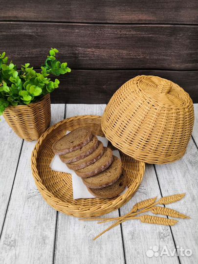 Хлебница, корзина плетеная