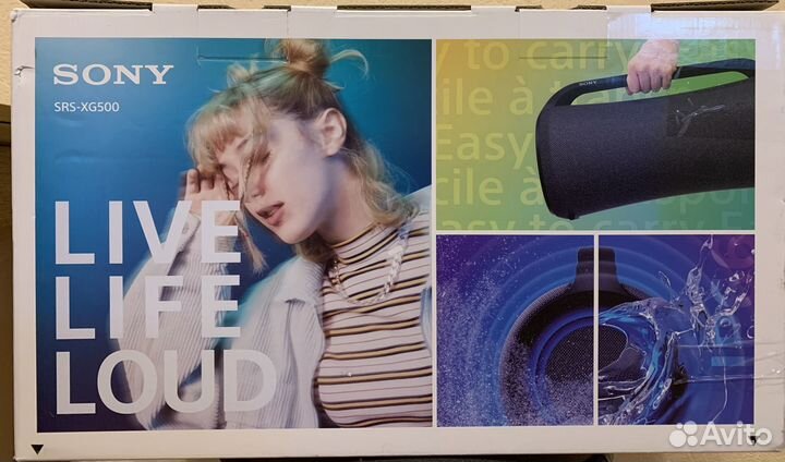 Портативная колонка sony srs xg 500 новая