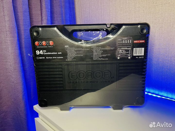 Набор инструментов для авто Force 94/108 предмета