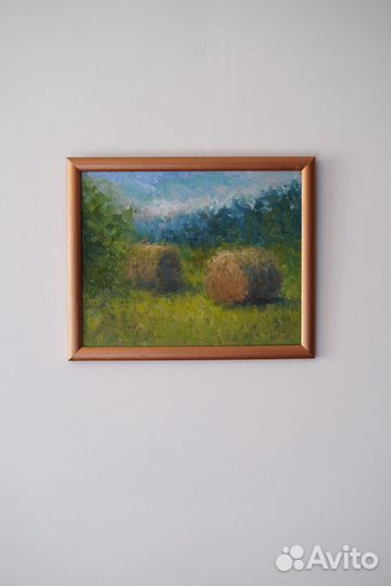 Картина «Сено на лугу»