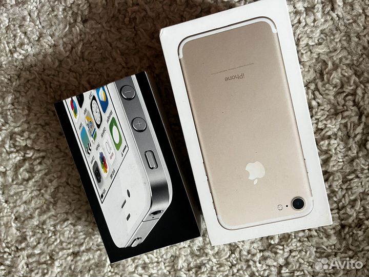 Коробка для iPhone 7 и 4