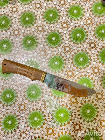 Нож для охоты и рыбалки красивый