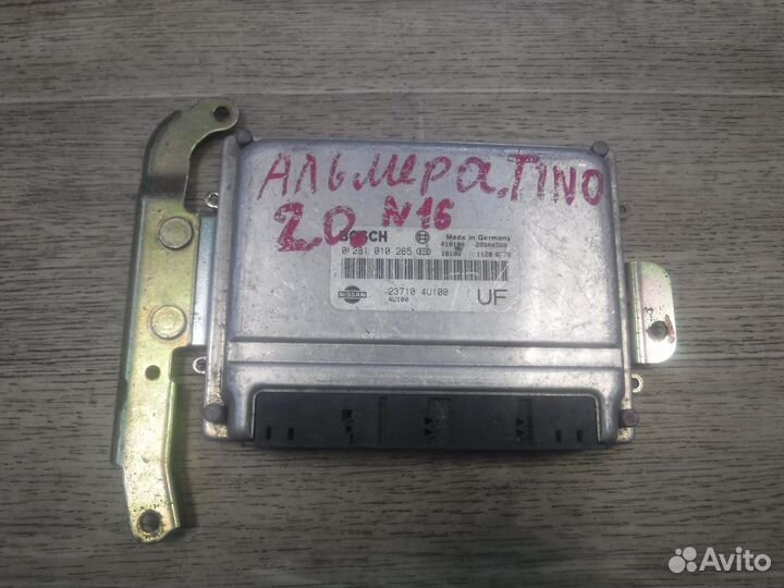 Эбу (блок управления двигателем) Nissan Almera N16