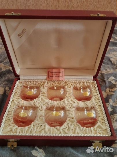 Стопки Бульгазе Moser Чехословакия Bogemia