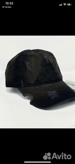 Бейсболка balenciaga черная 57 см