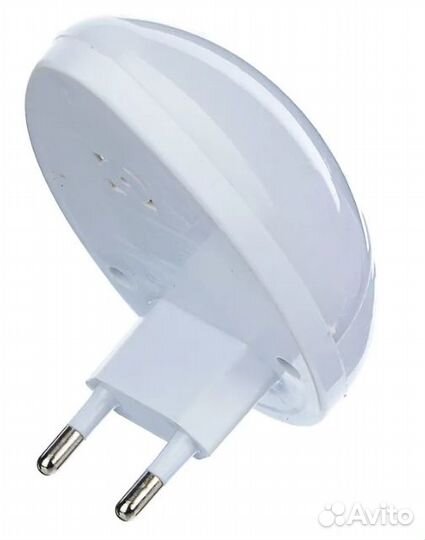 Ночник в розетку с выключателем, 3LED-одноцвет