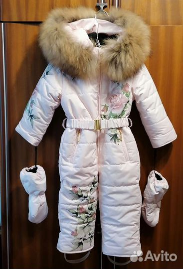 Зимний комбинезон для девочки
