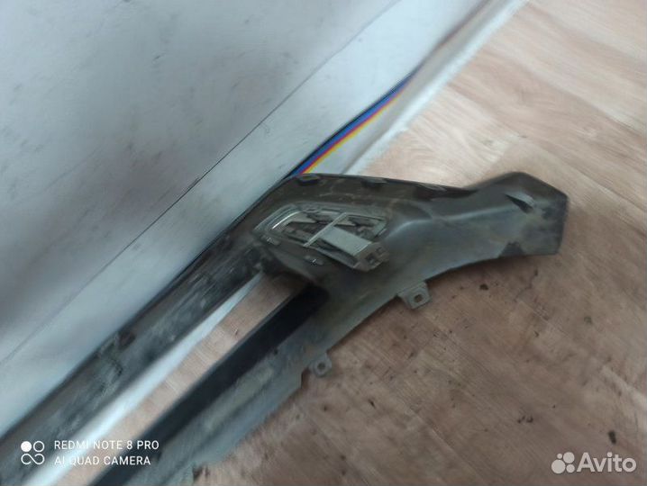 Накладка бампера передняя Mitsubishi Outlander 3