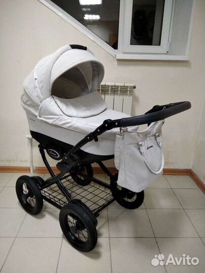 Коляска Aroteam Cocoline 2в1 (3в1) светло-бежевая