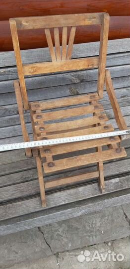 Складной старинный стульчик