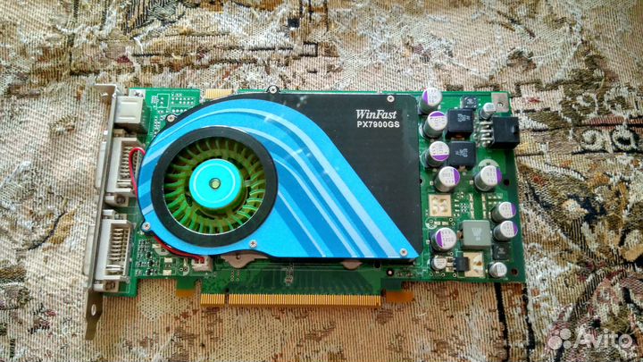 Nvidia 7900GS \ 2 выхода DVI \ Для 2 мониторов