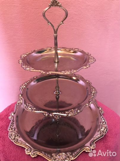 Ваза трехярусная для фруктов и сладостей