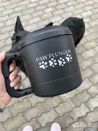 Лапомойка paw plunger объем 2л (для крупных пород)