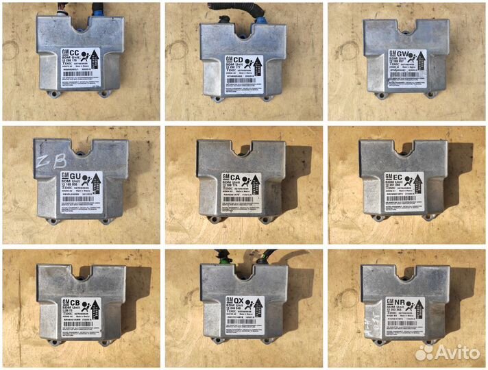 Блок управления airbag SRS Опель Астра Н Зафира Б