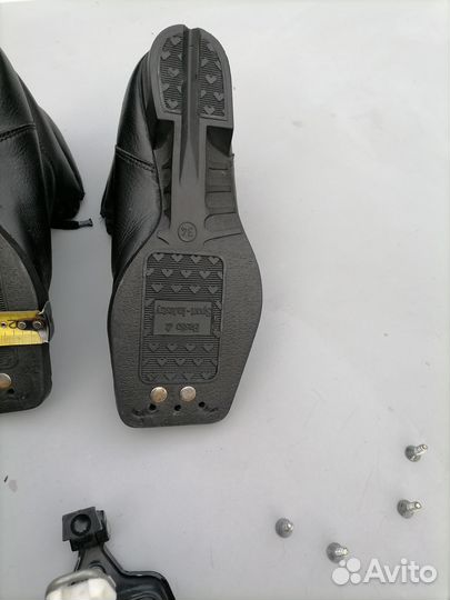 Ботинки лыжные детские с креплениями (комплект)