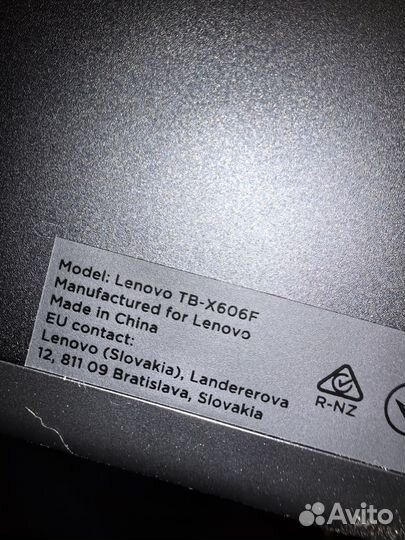 Планшет Lenovo tb x606f