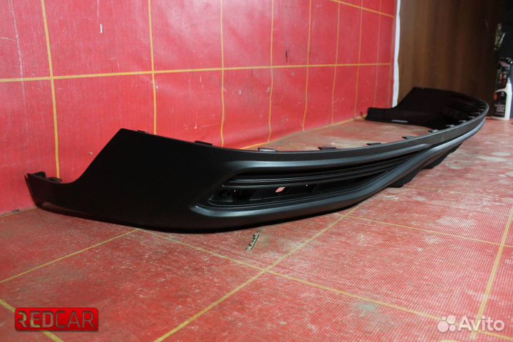 Спойлер бампера заднего Hyundai Solaris 2 (20) (но