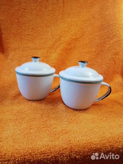 Кружка заварочная Китай эмалированная