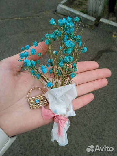 Кукольная сумка из бисера