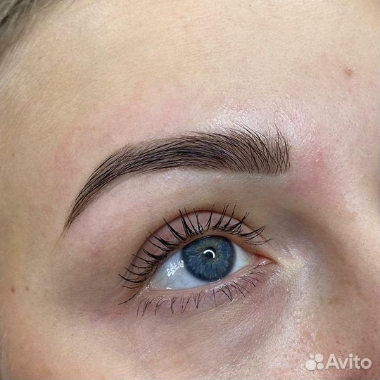 Коррекция бровей, ламинирование ресниц