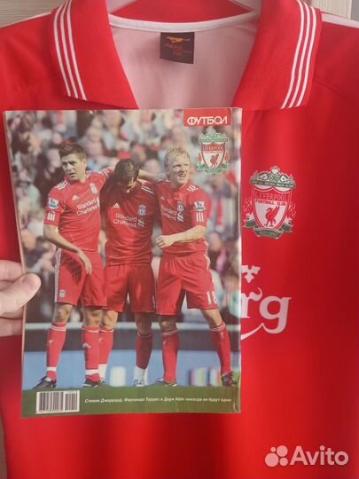 Футболка liverpool+журнал