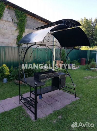 Мангал с печью