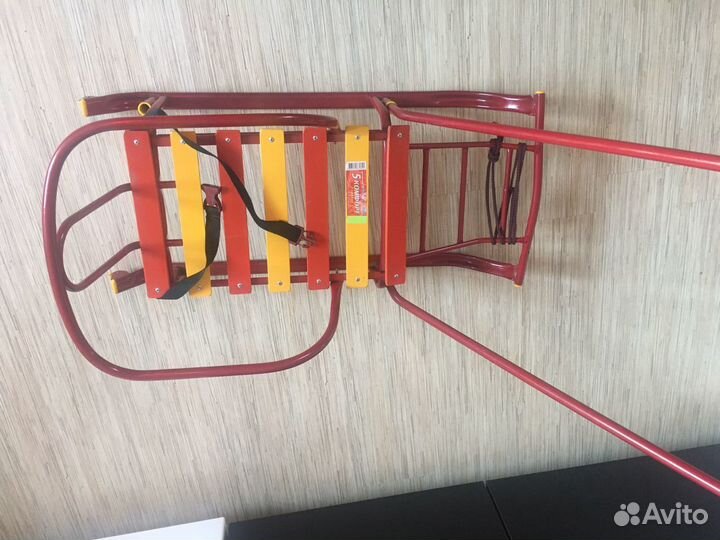 Детские санки на колесиках