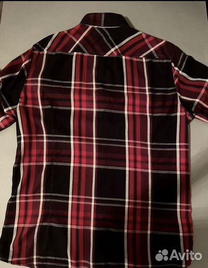 Мужская рубашка в клетку М