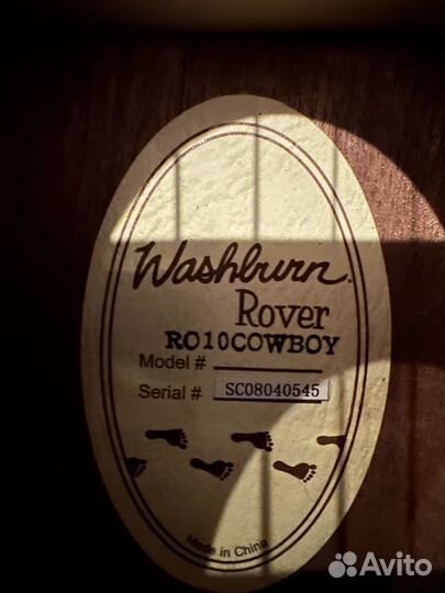 Гитара Washburn Rover CowBoy R010