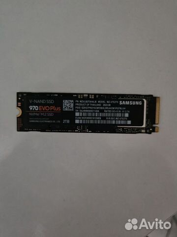 Накопитель SSD m2 nvme samsung оригинал