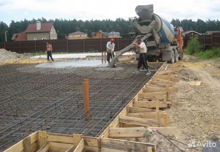 Бетон с доставкой марки М400 / Точный налив