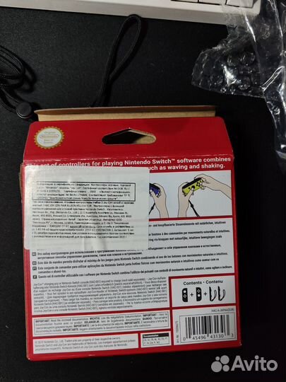 Новые Joy-Con контроллеры + зарядная станция