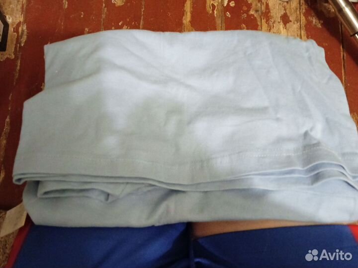 Футболка голубая