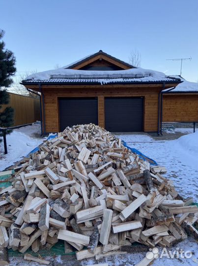 Дрова березовые колотые
