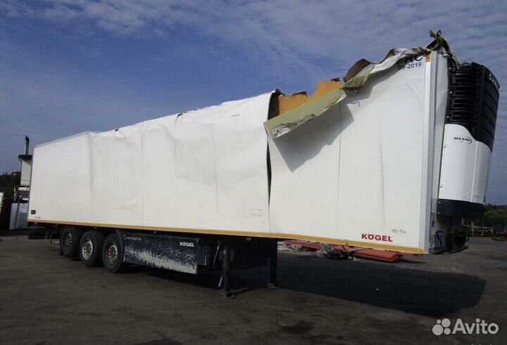 Ремонт полуприцепа рефрежиратора, штора