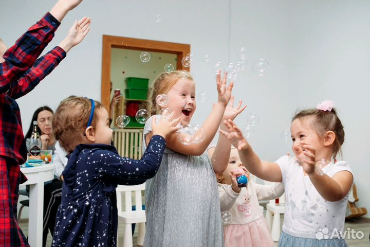 Шоу мыльных пузырей,воздушных шаров,бумажная диско