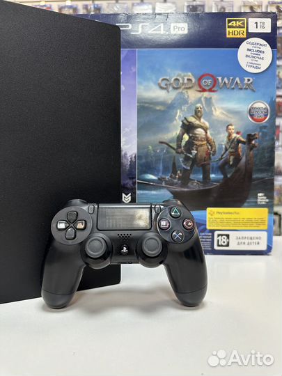 PlayStation 4 Pro 1Tb + 64 игры