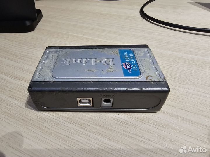 USB hab 2.0 с проводом 3м и блоком питания 3А