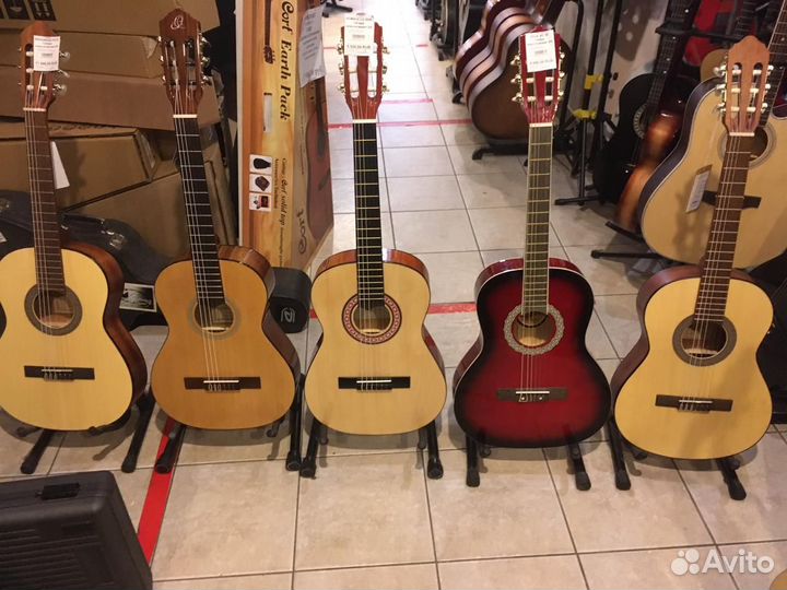 Классическая гитара 3/4 детская новая