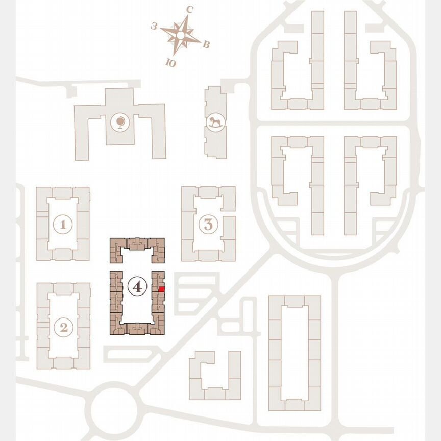 1-к. квартира, 39,6 м², 2/4 эт.