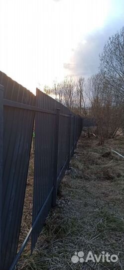Установка забора под ключ