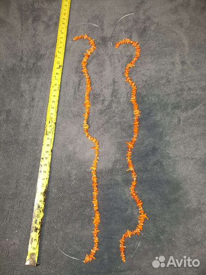 Бусины для рукоделия на нити крошка