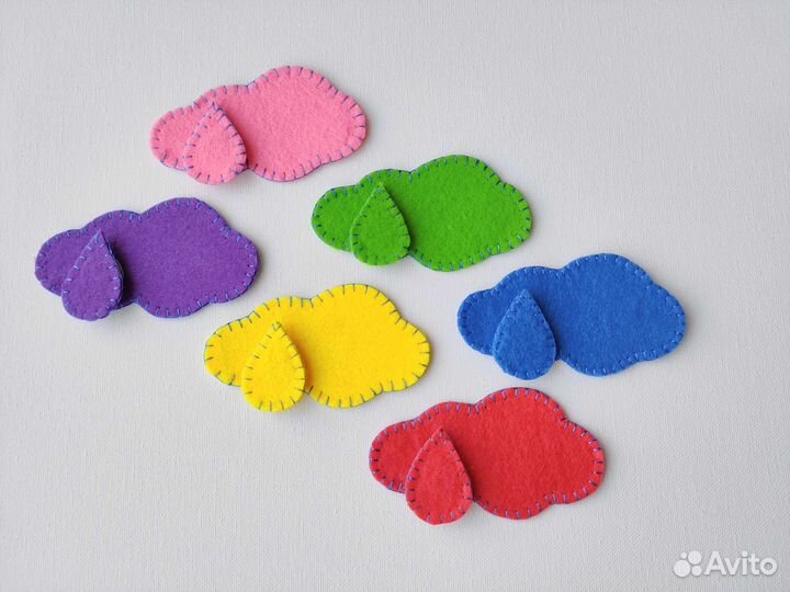 Развивающие игрушки из фетра