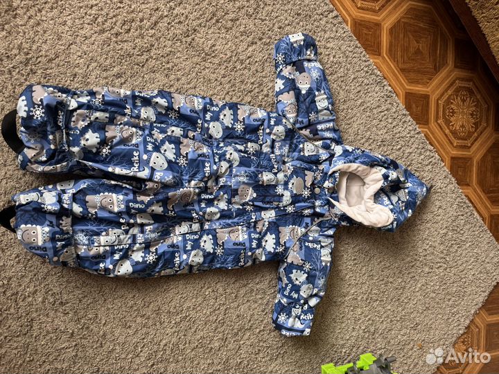 Зимний комбинезон для мальчика 74 80