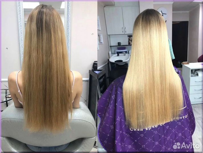 Кератиновое выпрямление волос. Гарантия. Безопасно