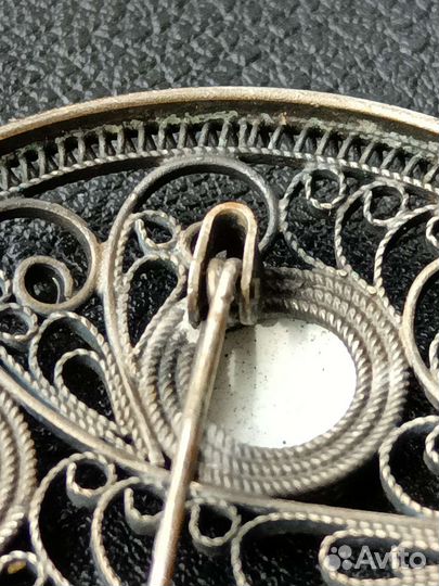 Брошь Ростовская финифть