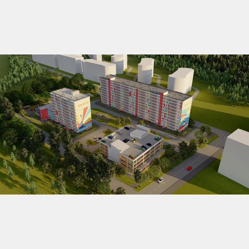 1-к. квартира, 58,5 м², 1/10 эт.