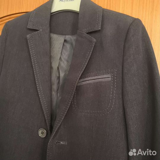 Школьный пиджак для мальчика рост 128